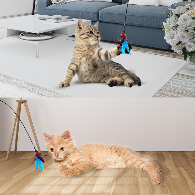 10-in-1 Interactive Cat Toy Wand For Indoors