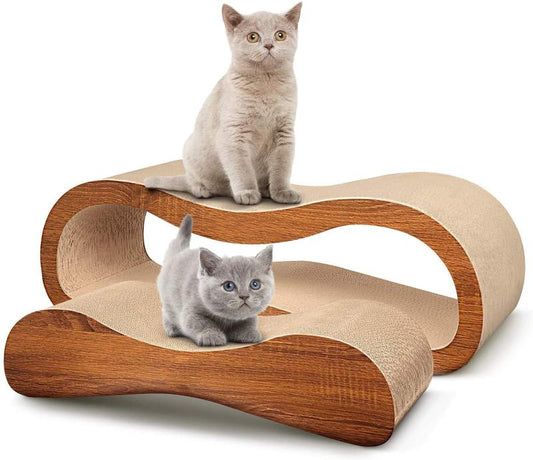 FluffyDream 3 in 1 Cat Scratcher Cardboard Bed